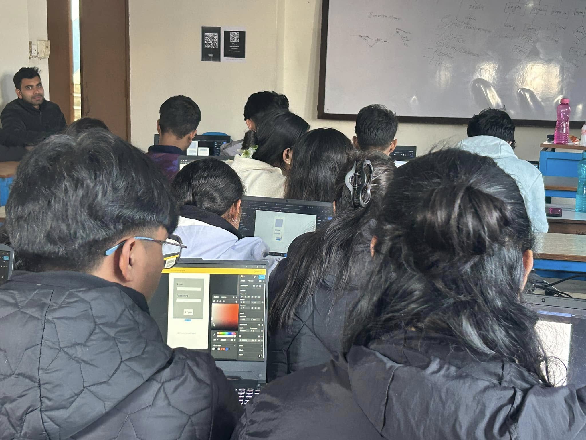 The NCE IT Club organized a UI/UX Workshop, focused on the fundamentals of user interface and user experience design. Participants explored design principles, wireframing, prototyping, and tools like Figma, gaining valuable insight into creating intuitive and visually appealing digital experiences.